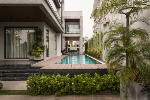 Không gian biệt thự do SENDESIGN thiết kế: đề cao kết nối thiên nhiên, vật liệu cao cấp và tính bản sắc của gia chủ