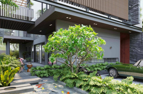 Ngôn ngữ hình khối hiện đại, tối ưu công năng và ánh sáng, phù hợp nhiều quỹ đất tại Đà Nẵng (Nguồn: Internet)