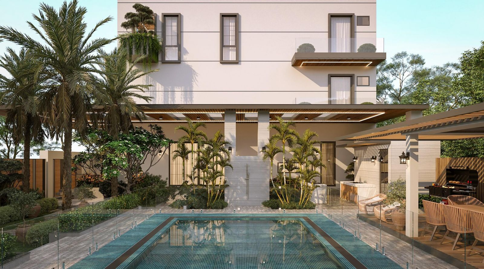 SENDESIGN - Đồng hành trọn vẹn từ ý tưởng đến hoàn thiện, đảm bảo bản sắc - chất lượng - tính riêng tư cho biệt thự tại Đà Nẵng