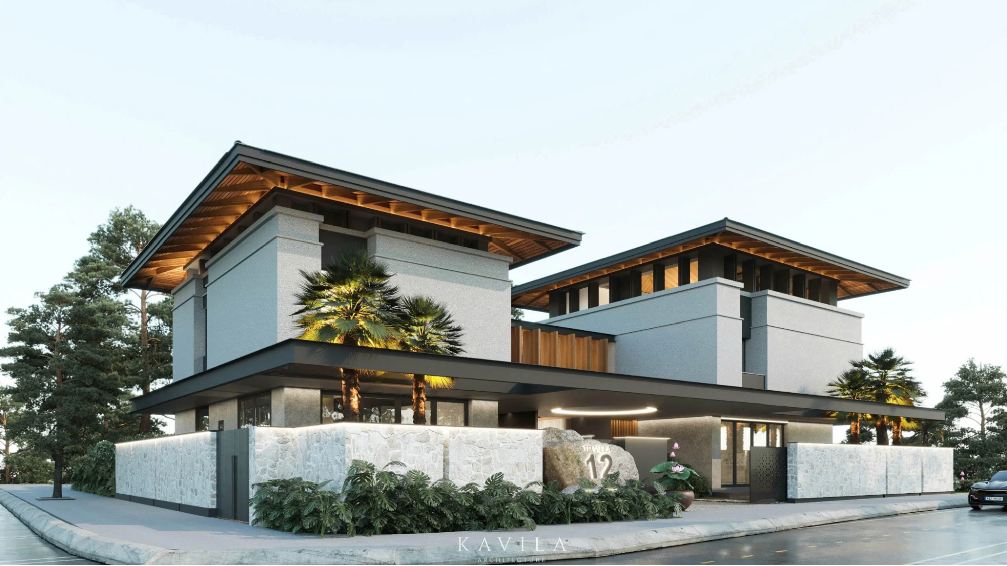 Kiến trúc giàu cảm xúc, nhấn mạnh ánh sáng và đường nét mềm mại