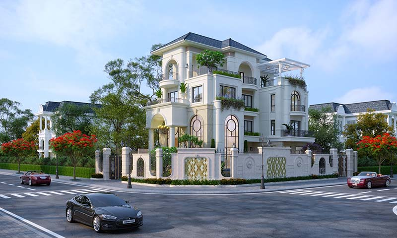 Biệt thự do Công ty Cổ phần Thiết kế - Xây dựng và Đào tạo Kiến Thiết Việt thiết kế