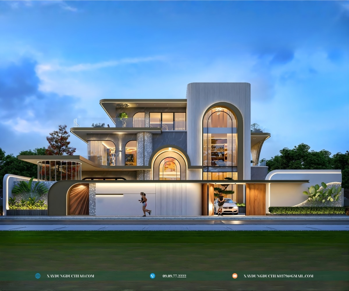 Biệt thự do Công ty TNHH Thiết kế và Xây dựng Đức Thảo Construction thiết kế