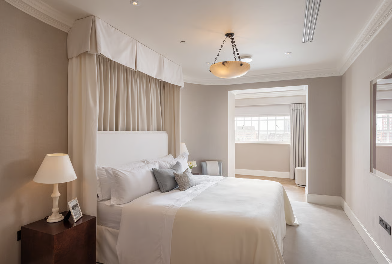 Phòng ngủ trong căn duplex tại Westminster (London)