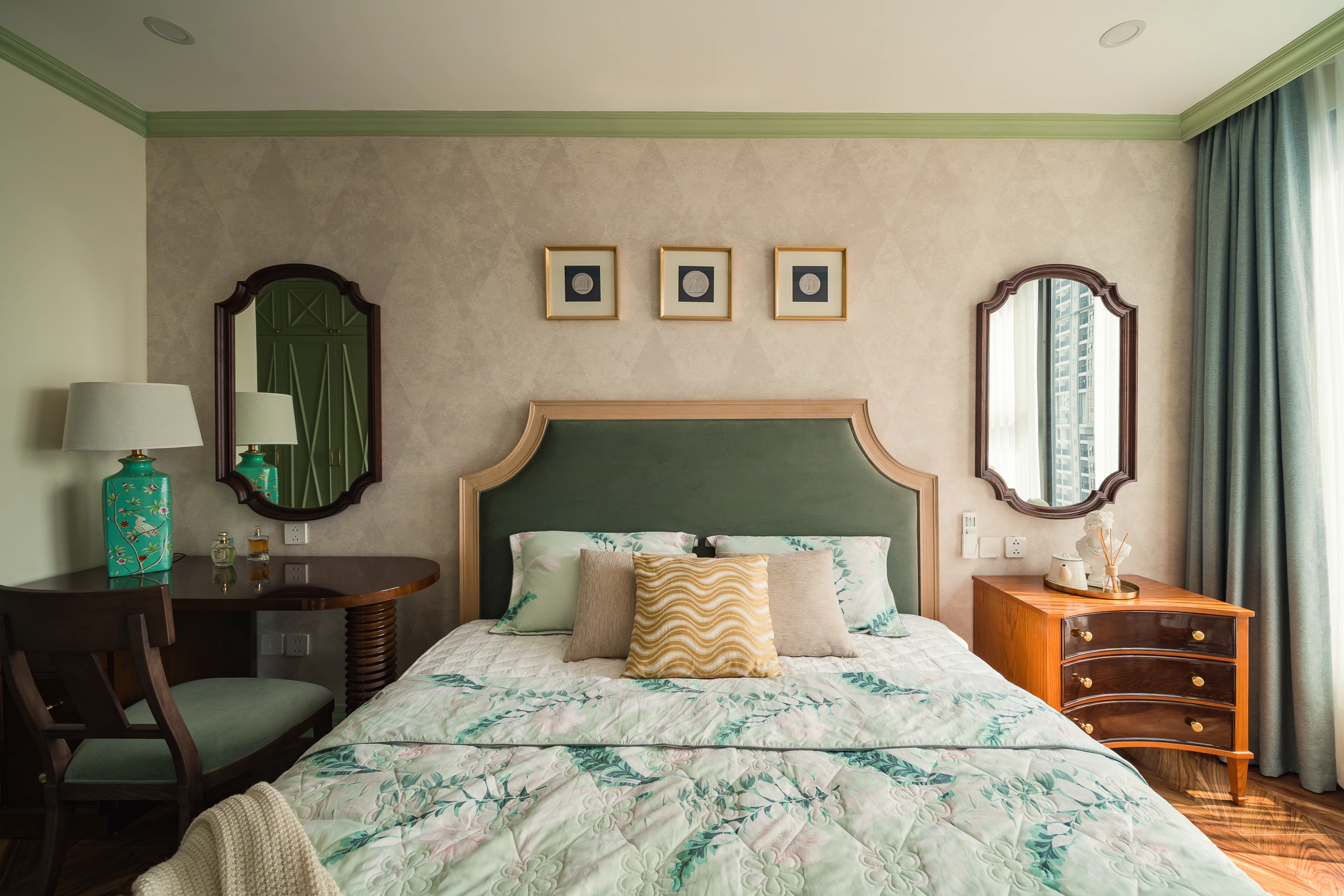 Bố trí không gian trong căn hộ Duplex Tân cổ điển