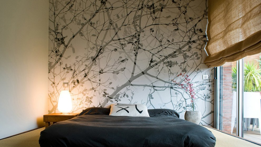 Không gian ngủ mang tinh thần thiền tĩnh