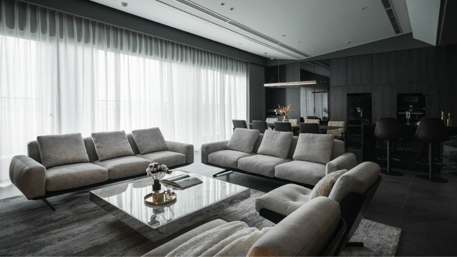 Ánh sáng, vật liệu và bố cục hài hòa