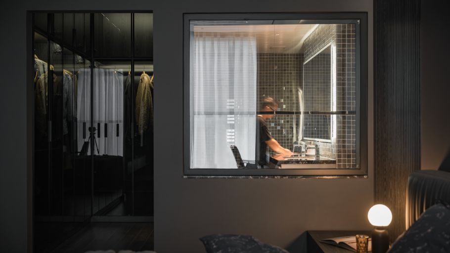 Phòng ngủ Penthouse châu Âu yên tĩnh, sang trọng