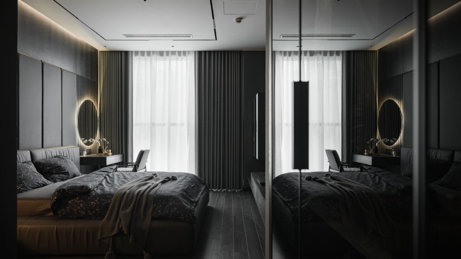 Phòng ngủ Penthouse Châu Âu êm ái và thư giãn