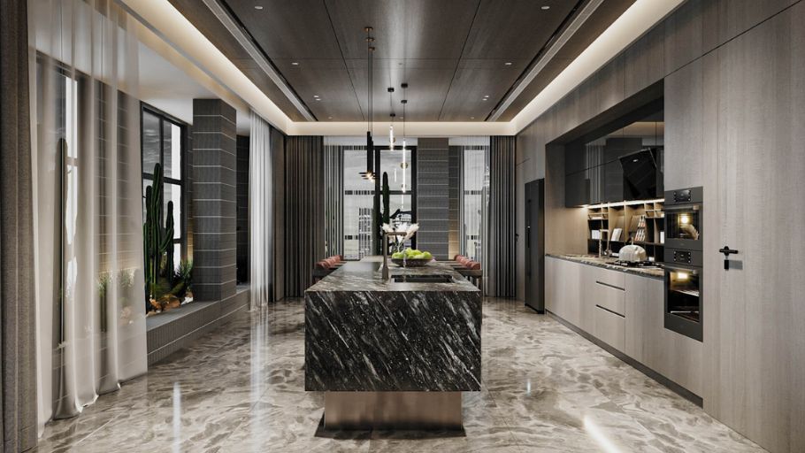 Nội thất bếp trong dự án Haiphong