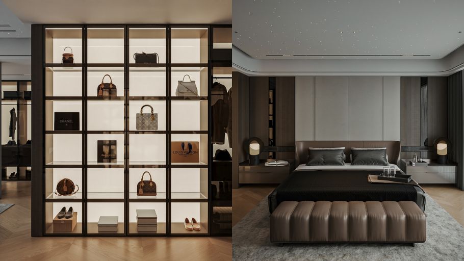 Phòng ngủ trong dự án Define Penthouse