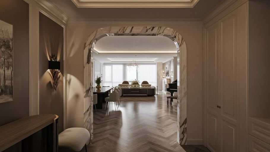 Gia chủ lựa chọn nội thất có chiều sâu