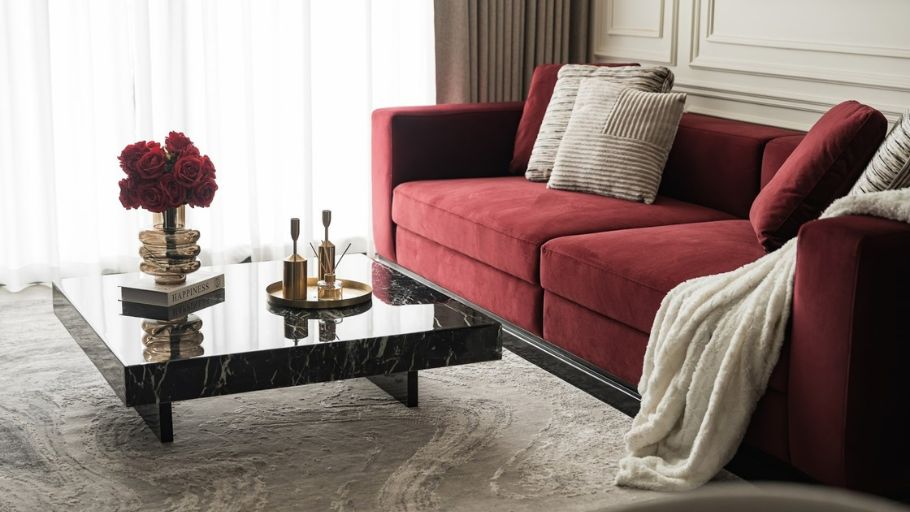 Phòng khách trong căn hộ Hateco Apartment phong cách Pháp