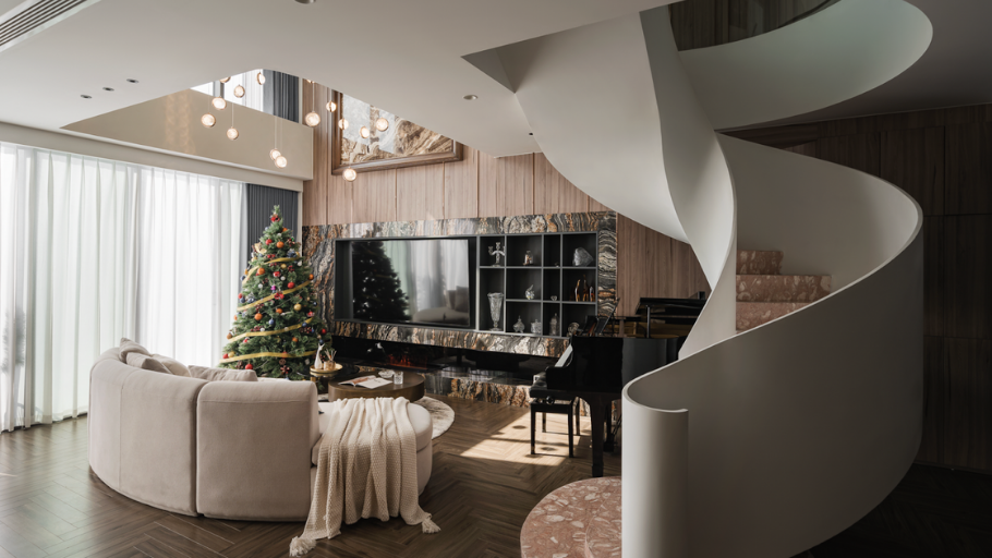 Phòng khách trong căn hộ Xenia Sungrand City