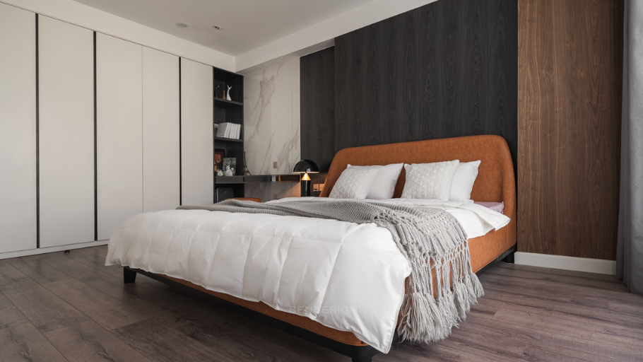 Phòng ngủ trong căn hộ Duplex Ecogreen