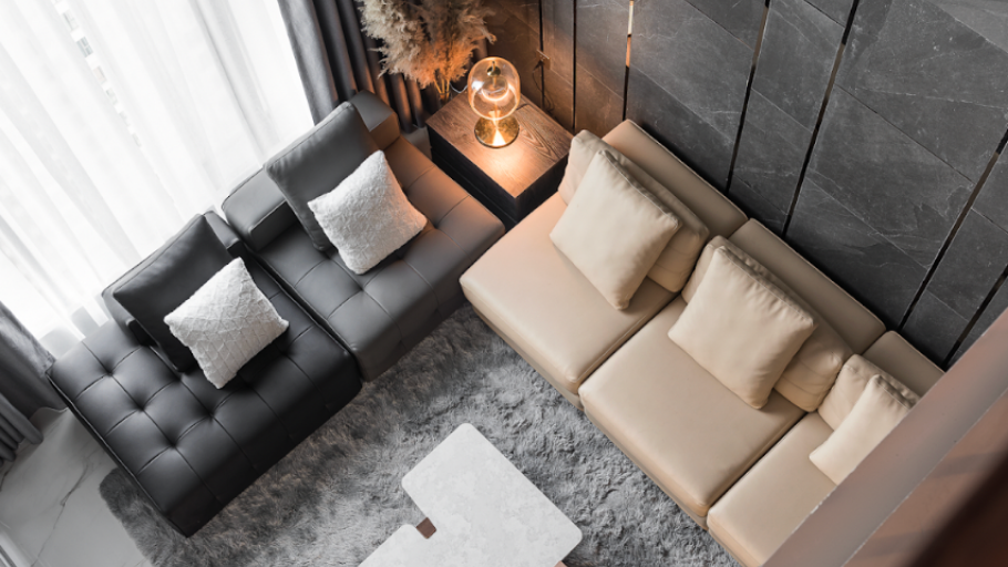 Phòng khách trong Ecogreen City Duplex