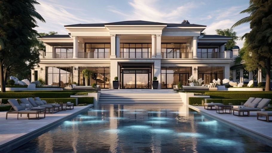 Biệt thự 2 tầng Tân Cổ Điển có hồ bơi