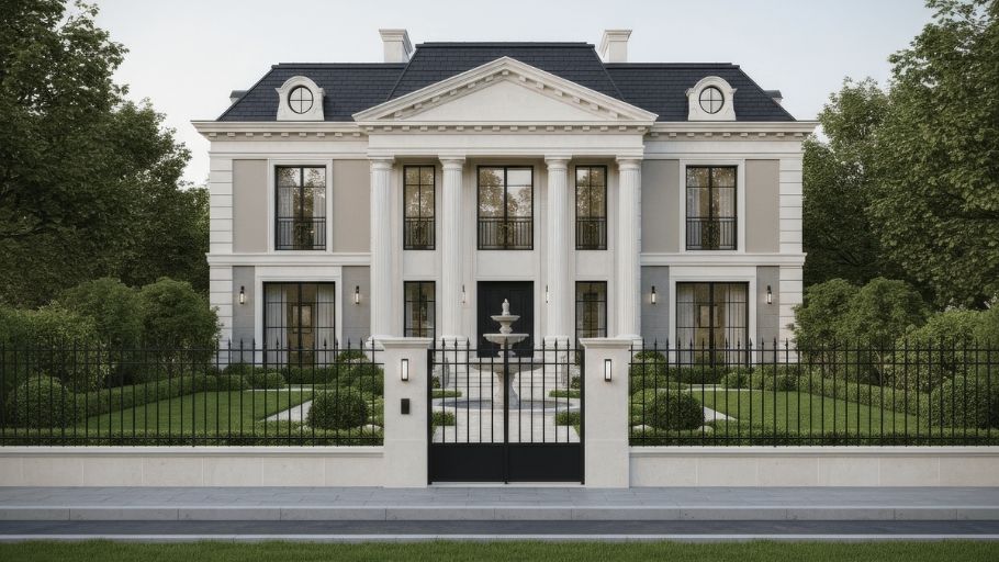 Biệt thự nghỉ dưỡng 2 tầng phong cách Pháp