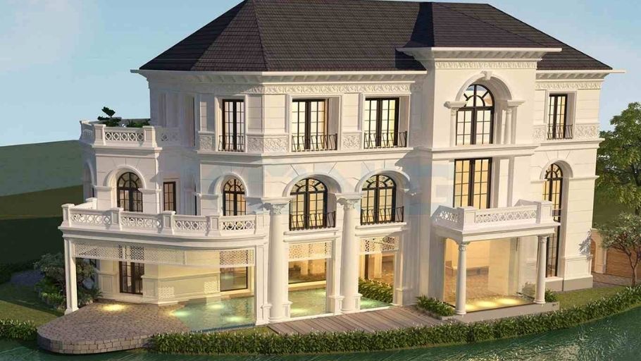 Mẫu biệt thự 3 tầng Tân Cổ Điển