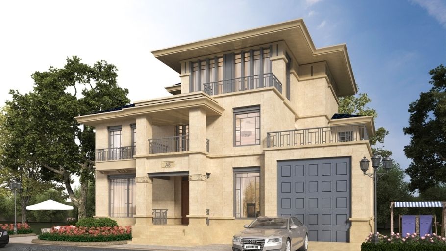 Biệt thự 3 tầng Tân Cổ Điển