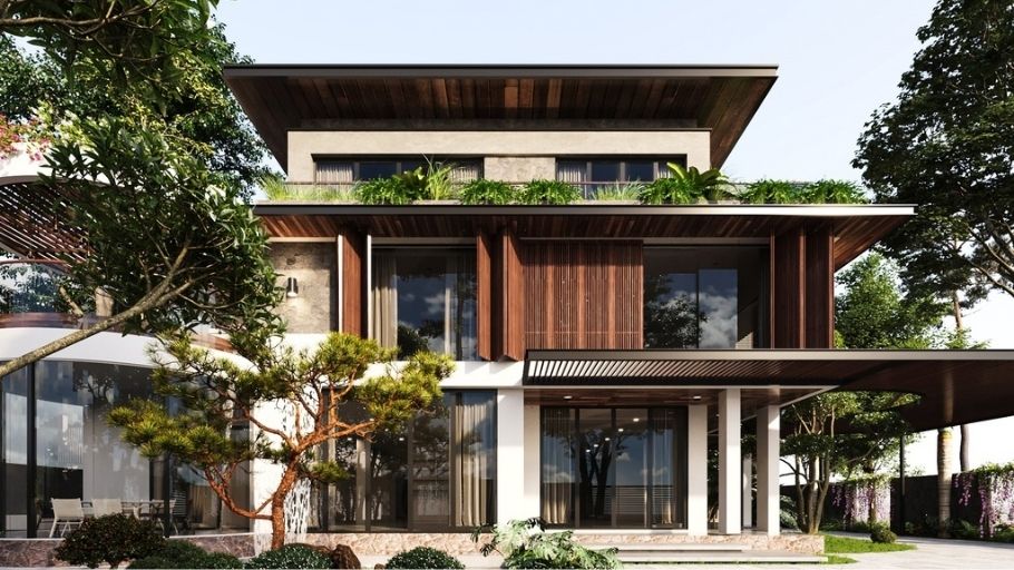 Biệt thự Tân Cổ Điển 3 tầng từ 300m2 – 500m2