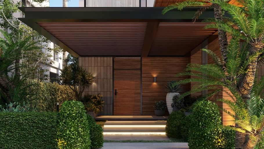 Sân hiên rộng đóng vai trò như phòng khách thứ hai