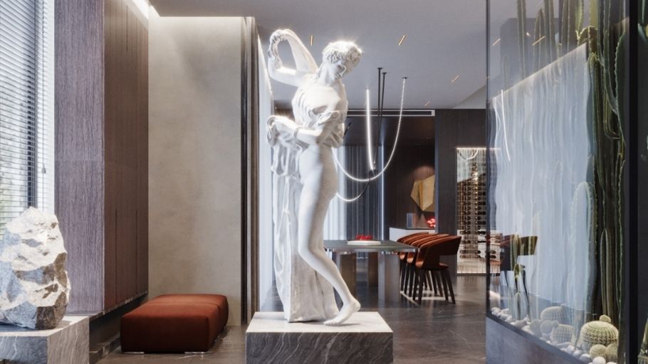 Góc nghệ thuật tĩnh tại tại biệt thự Ciputra Villa 02