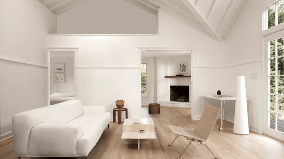 Nội thất biệt thự gỗ phong cách Modern Minimalist