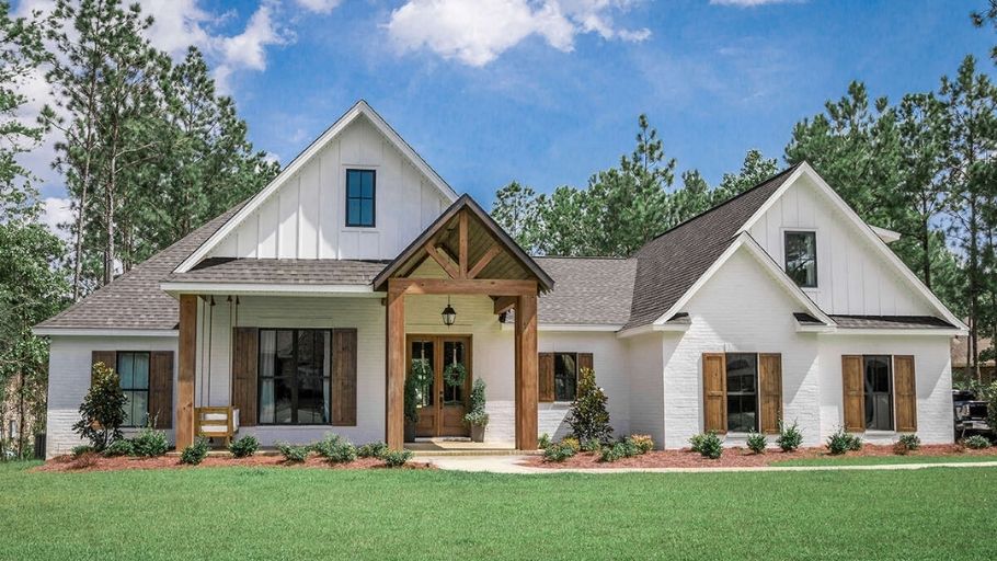 Thiết kế farmhouse Mỹ 1 tầng