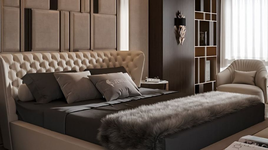 Phòng ngủ trong căn hộ Ciputra Apartment Tân Cổ Điển