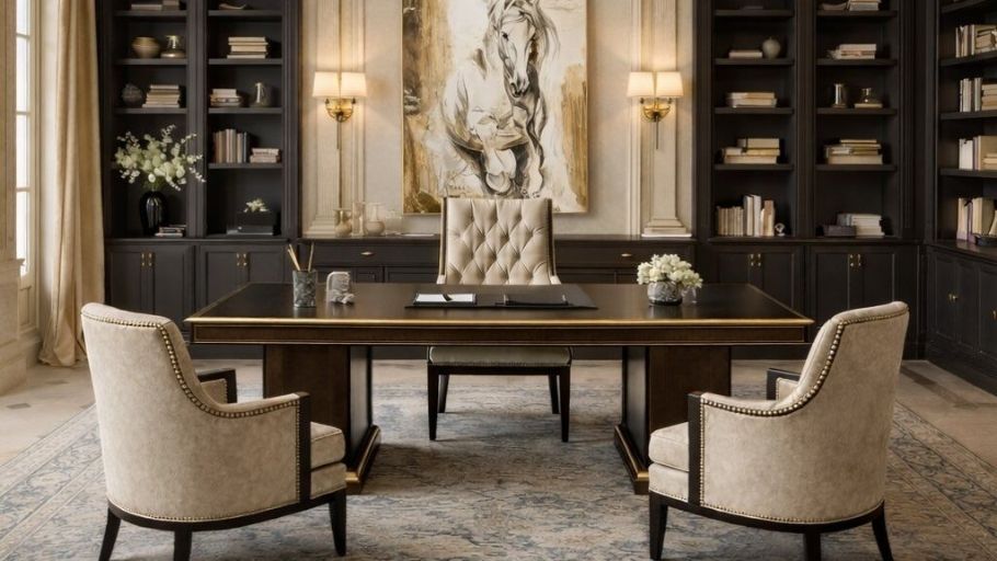Phòng làm việc tân cổ điển
