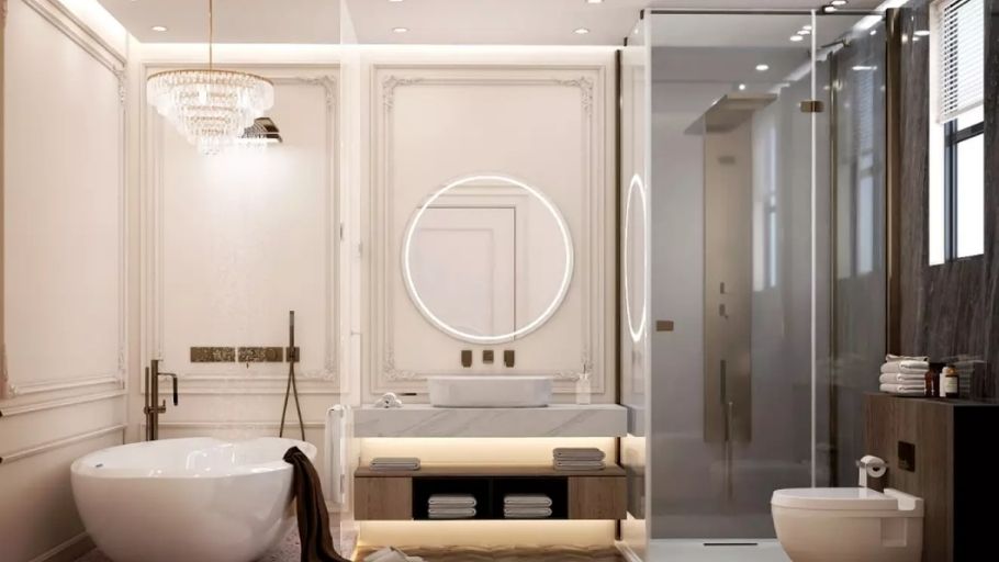 Phòng tắm tân cổ điển