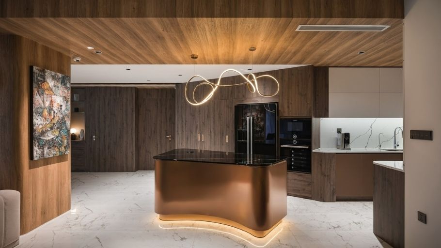 Phòng bếp trong căn hộ Ciputra Apartment 01