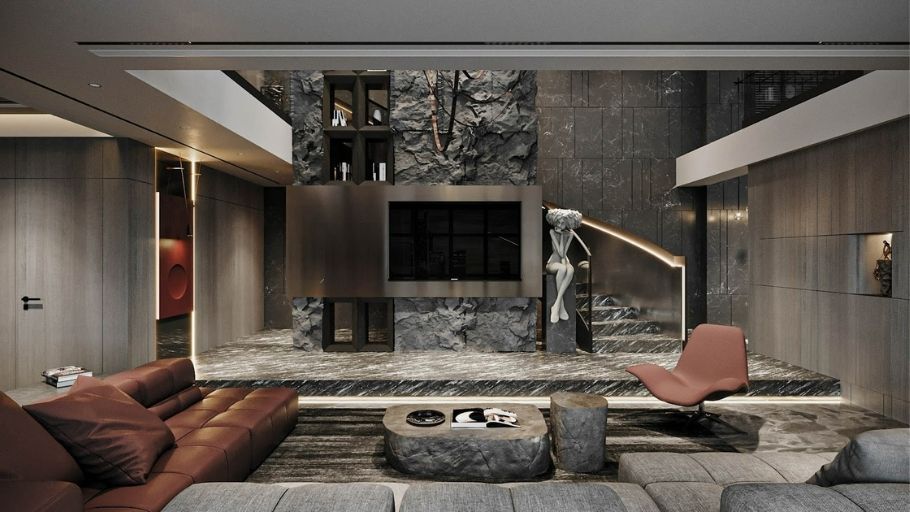 Mẫu thiết kế và thi công nội thất phong cách Modern Luxury