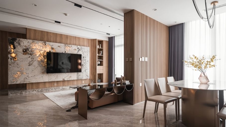 Mẫu thiết kế và thi công nội thất phong cách đương đại