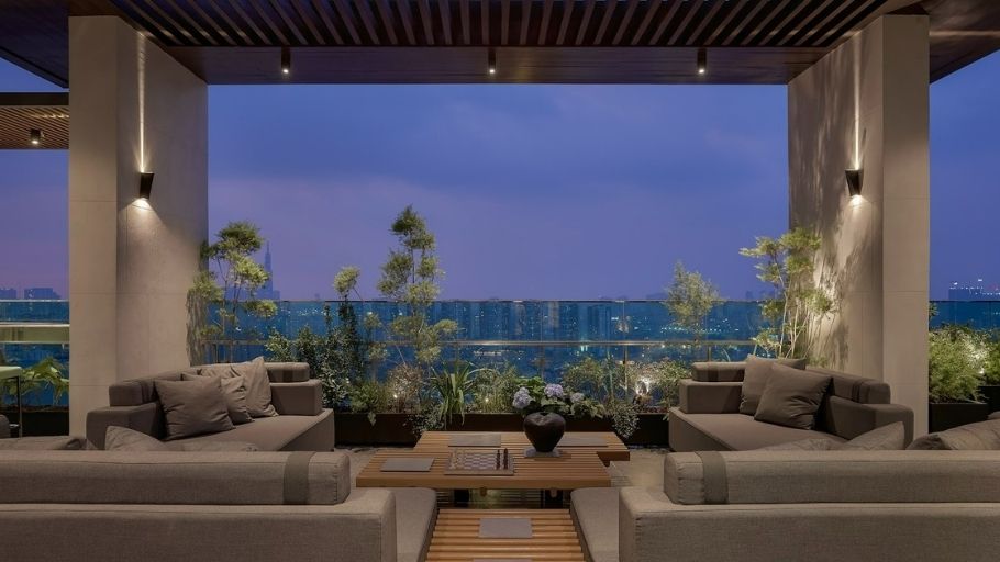 Sky Garden thoáng đạt ôm trọn trung tâm thành phố  