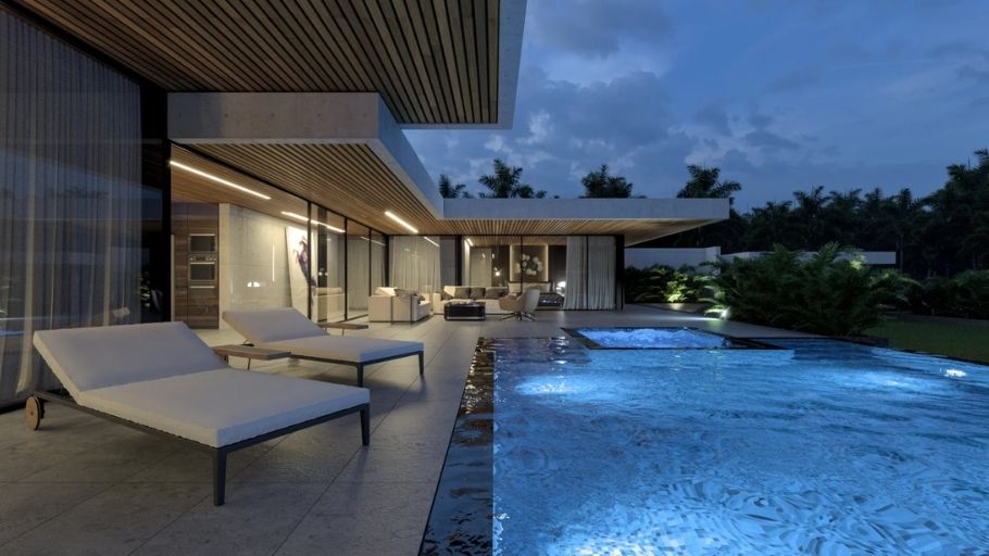 Không gian sống của biệt thự 200m2 một tầng