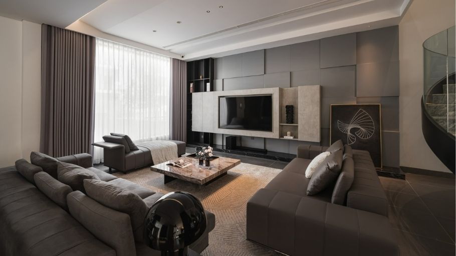 Thiết kế nội thất trong biệt thự 200m2 châu Âu mang lại vẻ đẹp tinh tế