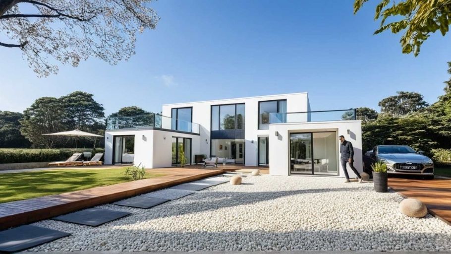 Biệt thự 2 tầng 1 tum Pháp hiện đại