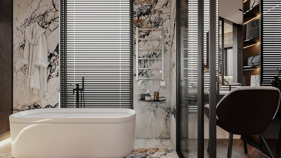 Phòng tắm trong biệt thự Haiphong Villa 01