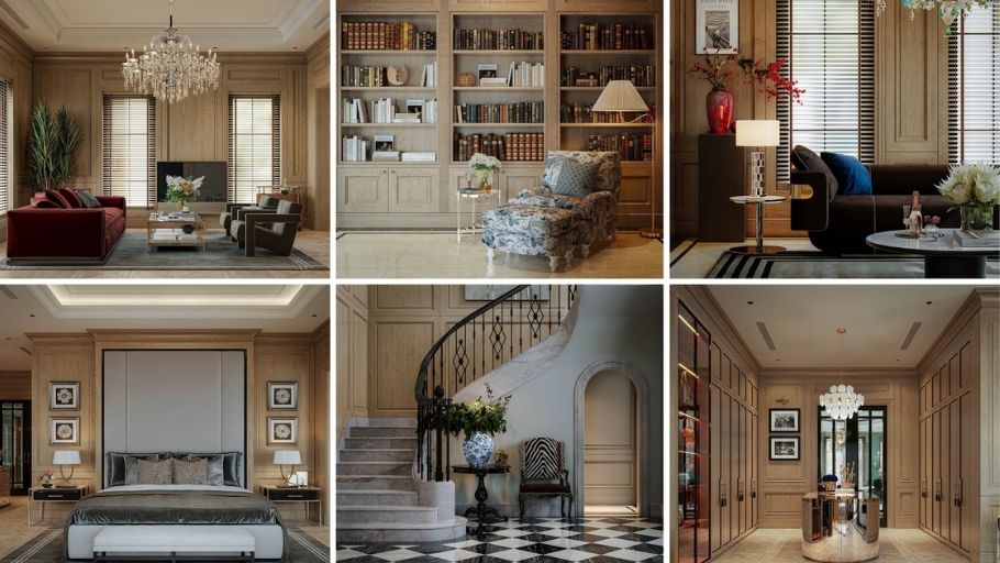 Bỏ chi tiết dát vàng phong cách Cổ điển, Neoclassical