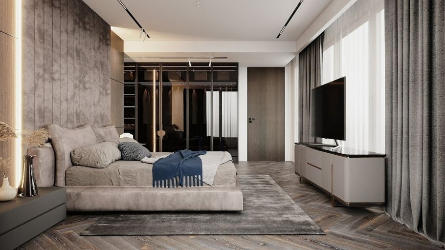 Ánh sáng phân lớp không gian biệt thự liền kề