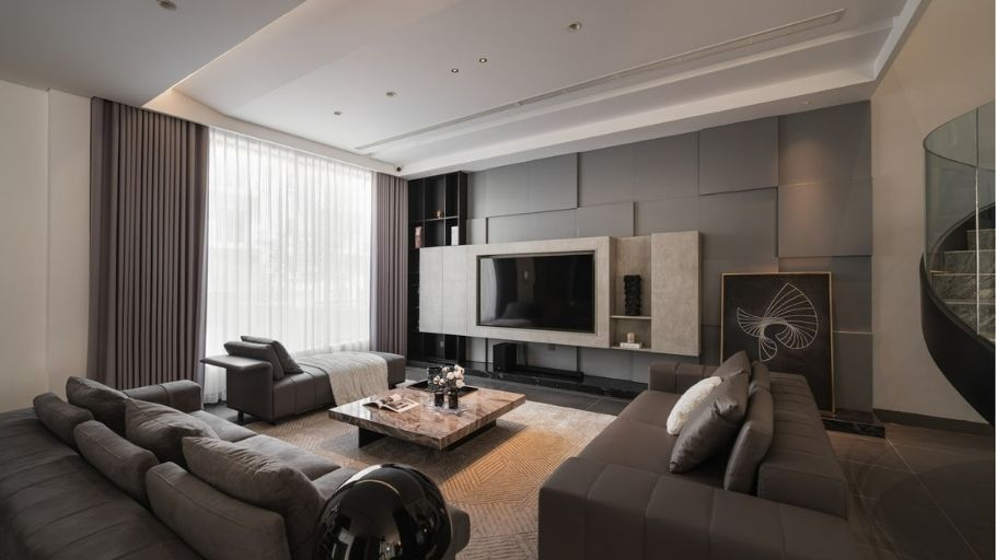 Phòng khách tại biệt thự Ciputra Villa 01