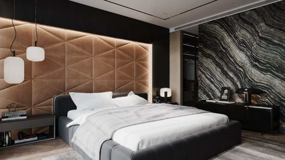 Phòng ngủ tại biệt thự Ecopark Grand Villa