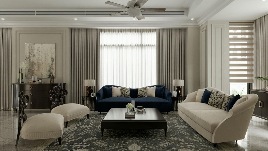 Phòng khách Tân cổ điển