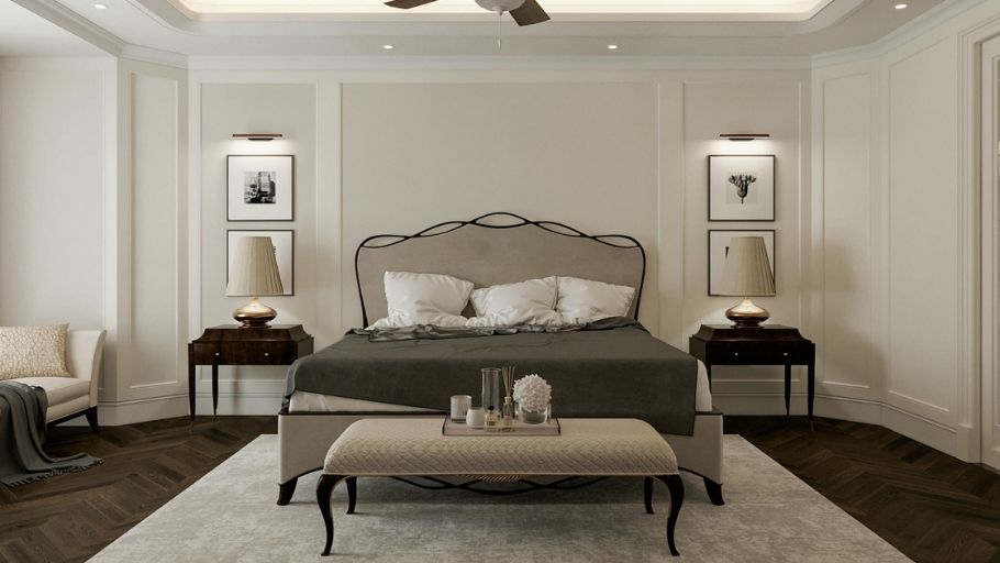 Phòng ngủ tinh tế và tĩnh lặng