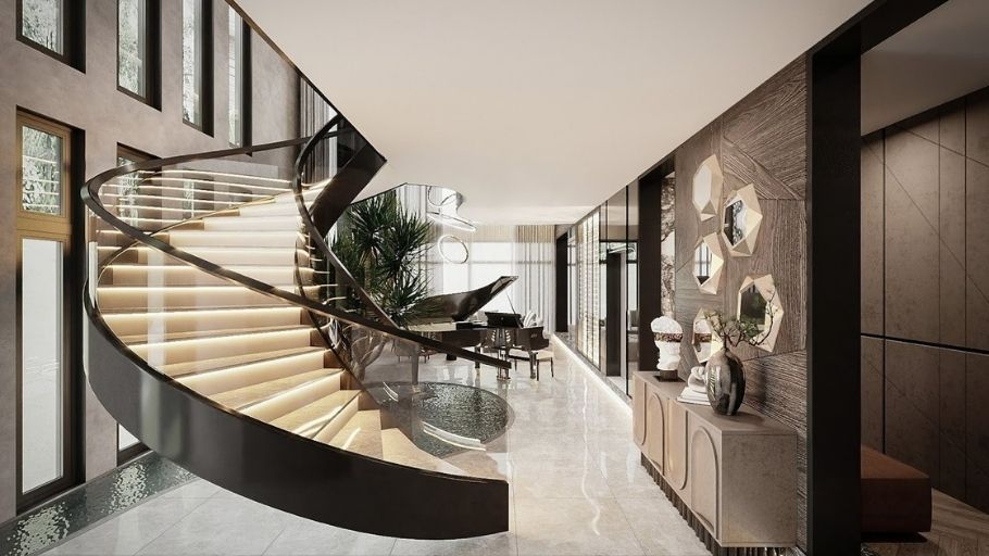 Bảng màu tại The Harmony xoay quanh sắc độ tự nhiên