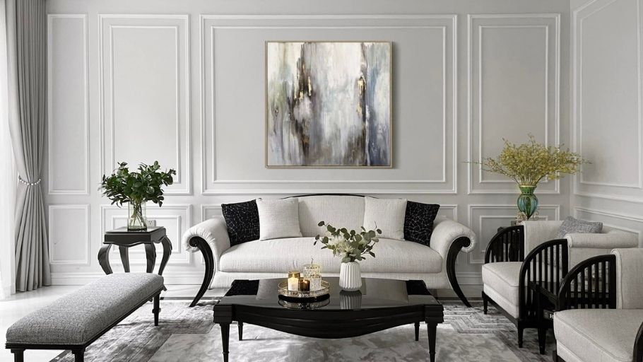 Không gian phòng khách tại Vinhomes The Harmony