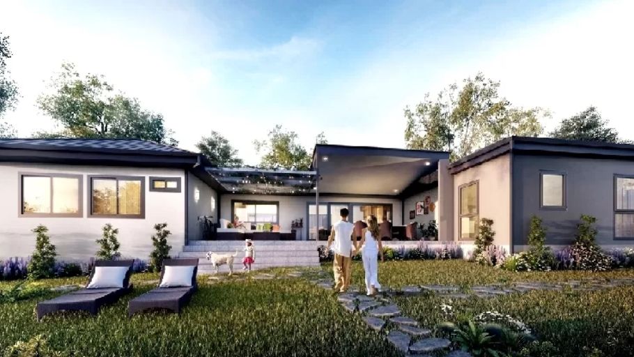Thiết kế biệt thự 1 tầng 5 phòng ngủ