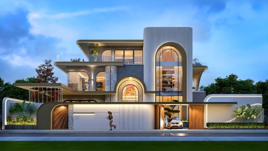 Biệt thự do Công ty TNHH Thiết kế và Xây dựng Đức Thảo Construction thiết kế