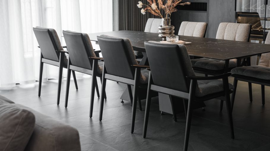 Bếp Penthouse Châu Âu thanh lịch, ấm cúng và tiện nghi